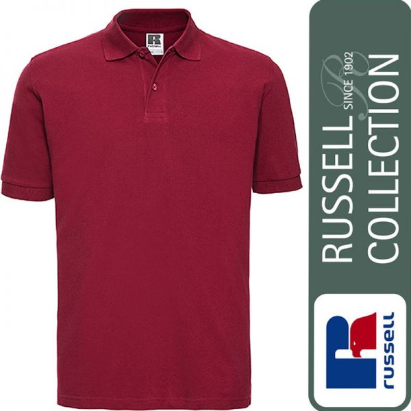 Men`s Classic Cotton Polo Z569 - RUSSEL COLLECTION