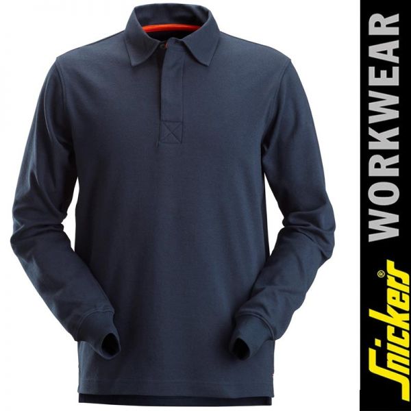 Rugby Shirt - SNICKERS Workwear - 2612 - navy